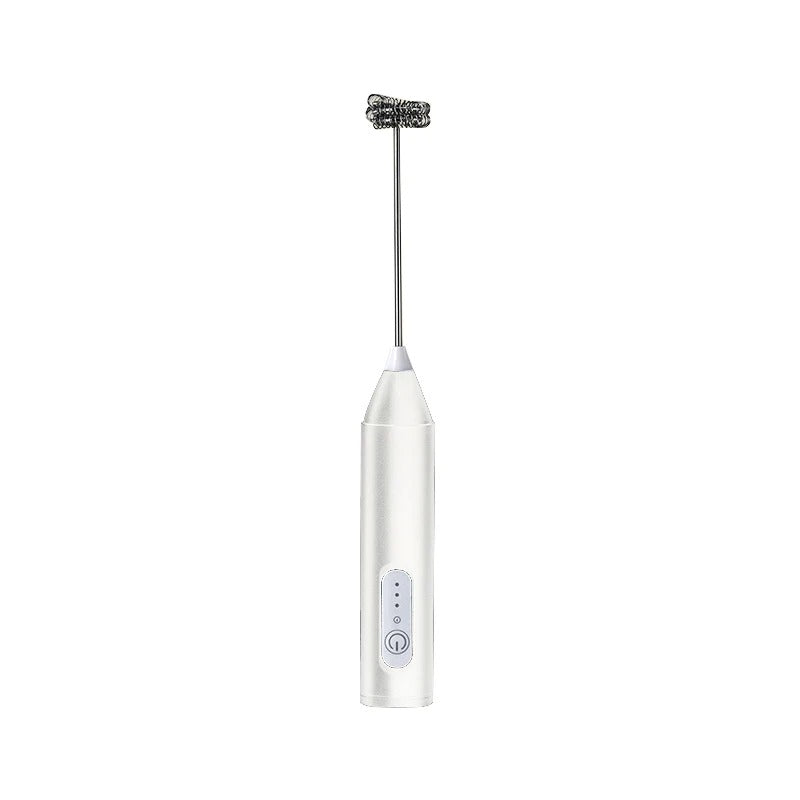 Milk frother, white