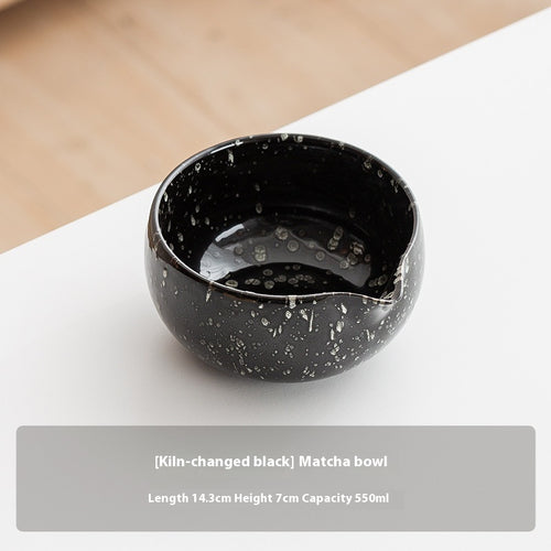 Matcha bowl, black