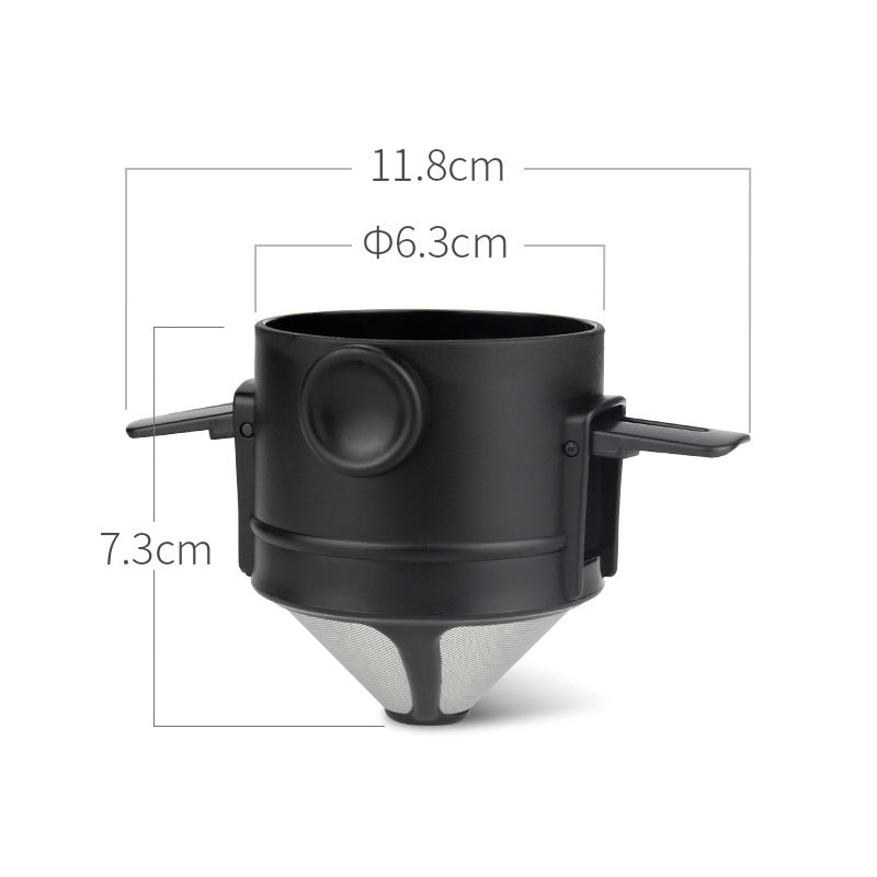 Reusable steel coffee filter dimensions