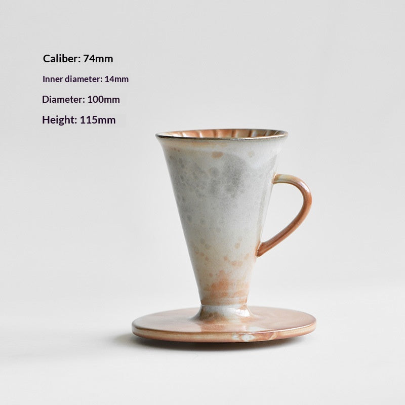 Stoneware dripper dimensions