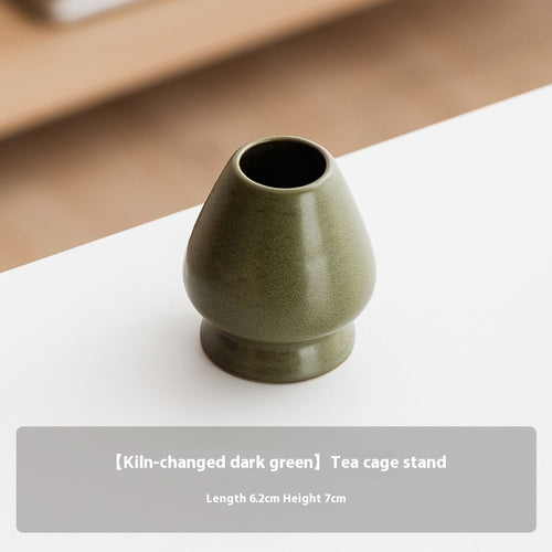 Whisk holder, dark green