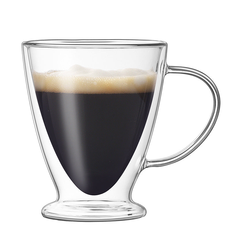 Double-wall glass cup, 300 ml