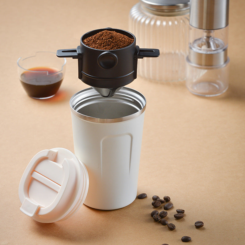 Steel filter on a cup