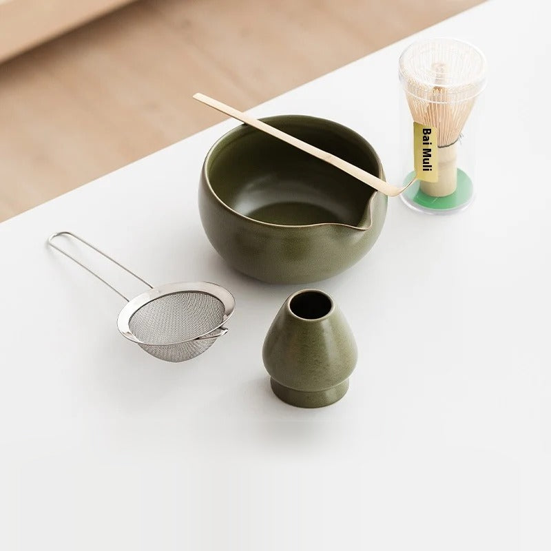 Matcha Starter Kit, dark green